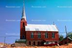 Church, steeple, building, Austin Nevada, CSNV02P08_01.1744