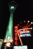 The Stratosphere, hotel, casino, building, tower, Holiday Motel, CSNV02P11_19