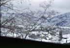 snow, cold, valley, winter, Virginia City