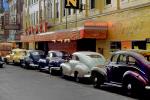 Parked Cars, Hotel Golden, Gay Nineties Show, building, casino, vehicles, Automobile, 1940s