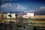 circus circus, road, Mountains, casino, buildings, hotels, May 1973, 1970s