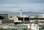 The Stratosphere, hotel, casino, building, tower, mountain range