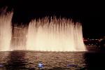 Water Fountain, aquatics, Night, nightime, lights, Exterior, Outdoors, Outside, Nighttime, The Bellagio Hotel and Casino, CSNV05P01_14