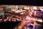The Strip, Night, Nighttime, Neon Signs, buildings, casino, street, Las Vegas Blvd, CSNV05P14_02