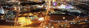 Panorama, Night, Nighttime, Neon Signs, buildings, casino, street, Hotel, building, cityscape, skyline, CSNV05P15_19