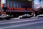 horseshoe club, casino, building, Taxi, Cars, vehicles, Automobile, Reno, 1962, 1960s