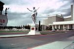 Caesers Palace, Statue, Entrance, Hotel, Casino, building, roadside, 1985, 1980s, CSNV06P03_13
