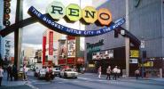 Reno Arch, Mod style, Sign, Taxi Cab, cars, Downtown, vehicles, Automobile, 1985, 1980s, CSNV06P05_13B