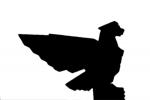 Thunderbird silhouette, Casino, shape, logo, CSNV06P06_19M