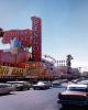 Downtown Vegas, Lucky Strike, cars, Casinos, building, Pioneer Club1950s