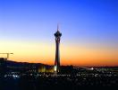 The Stratosphere, Hotel, Casino, Tower, building, Sunset, CSNV06P15_13