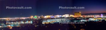 Evening Skyline Panorama of Las Vegas, CSNV07P01_03B