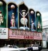 taxi cab, cars, Primadonna Casino, showgirls, building, landmark, Reno, 1968, 1960s