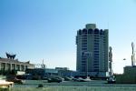 Mobil Gas Station, Sands Hotel, Tower, Hotel, Casino, building, Cars, vehicles, Automobile, 1960s, CSNV07P04_09