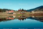 Lake, Reflection, Shore, hills, buildings, Homes, houses, village, Dillon Reservoir, Summit County, reflection, CSOV01P01_06B.1744