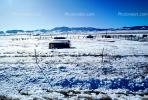 Barn, Fence, building, mountains, ice, cold, snow, South Fork, CSOV01P07_18