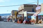 Jackisch Drug Store, Liberty Theater, Pagosa Hotel Mall, buildings, shops, Cars, Pagosa Springs