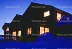 home, house, dusk, building, Steamboat Springs, CSOV01P12_11B