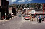 Central City, road, hills, town, buildings, Cars, vehicles, Automobile, August 1970, CSOV02P11_19