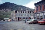 Grand Imperial Hotel, Cars, automobile, vehicles, Silverton, June 1970, 1970s