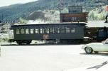Colorado & Southern, Burlington Route, railcar, Jaguar XKE, Idaho Springs, 1960s