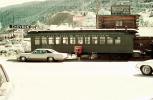 Colorado & Southern, Burlington Route, railcar, Idaho Springs, 1960s