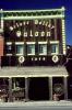 Silver Dollar Saloon, 1879, Wagon Wheel, porch, building, A bar/restaurant, Leadville