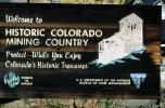 Historic Colorado Mining Country, Sign, Signage, Women in Mining
