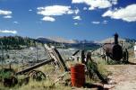 Mining Equipment, South Park City, Fairplay in Park County, buildings, ghost town