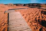 path, walkway, boardwalk, bush, Coral Pink Sand Dunes State Park, CSUV01P08_19.0898