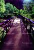 Arch Footbridge, Virgin River, trees, Zion National Park, CSUV01P12_14