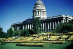 State Capitol Building in Salt Lake City, Flower Garden, 1940s, CSUV02P03_06