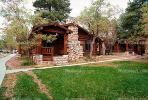 Home, House, Log Cabin, Chimney, path, Grand Canyon Lodge North Rim, CSZV02P03_02.1745
