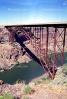 Navajo Steel Arch Highway Bridge, spandrel arch bridge, Colorado River, Page, CSZV02P04_03