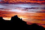 Sunset and Clouds, Praying Monk at Camelback Mountain, CSZV03P05_16B