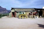 Horse Drawn Wagon, Barn, building, Old Town, Tucson, March 1968
