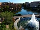 Blackhawk Plaza, Water Fountain, aquatics, pond, lake, water, path, buildings, shops, CTVD01_050