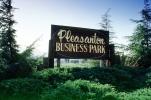 Pleasanton Business Park sign, signage, CTVV01P10_12
