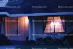 House, Single Family Dwelling Unit, lights, evening, door, entrance, windows, Police Headquarters, 2 November 1983