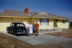 Chevy Car, brand new Home, House, single family dwelling unit, suburbs, suburbia, August 1959, 1950s, CTXV01P01_01