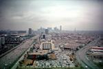 Interstate Highway, Downtown Dallas, texture, urban, sprawl, 15 January 1985