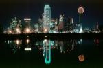 Dallas Skyline, buildings, reflection, 23 March 1993, CTXV01P14_11