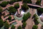 Footbridge, arc, arch, path, walkway, garden, lawn, Water Fountain, aquatics, San Antonio, 25 March 1993, CTXV02P03_11.1747
