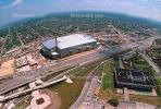 Alamodome, 65000 seat multi-purpose building, San Antonio, Interstate Highway I-37, 25 March 1993, CTXV02P03_16B.1747