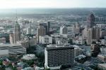 Skyline, buildings, cityscape, San Antonio, 25 March 1993