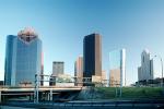downtown, skyscraper, building, skyline, Cityscape, Freeway, Houston, 1 January 1994, CTXV02P09_15