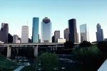 downtown, skyscraper, building, skyline, Cityscape, Freeway, Houston, 1 January 1994, CTXV02P09_17