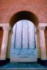 Williams Water Wall Brick Arch, columns, Houston, 3 January 1994