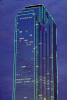 Bank of America Plaza, Downtown building, skyscraper, Twilight, Dusk, 21 May 1995, CTXV02P14_12.1747