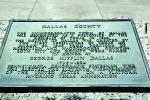 Dallas County Post Office, first post office, landmark, marker, 1843, Dallas, 22 May 1995, CTXV02P15_16